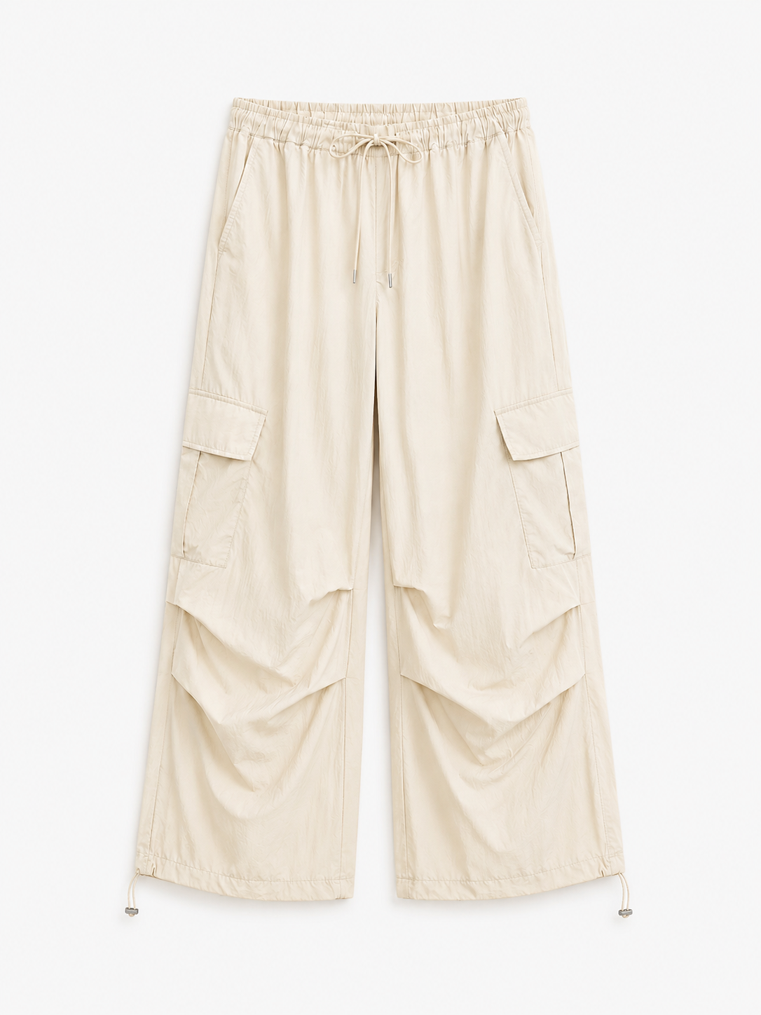 Pantalone cargo beige