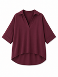 Blusa bordeaux
