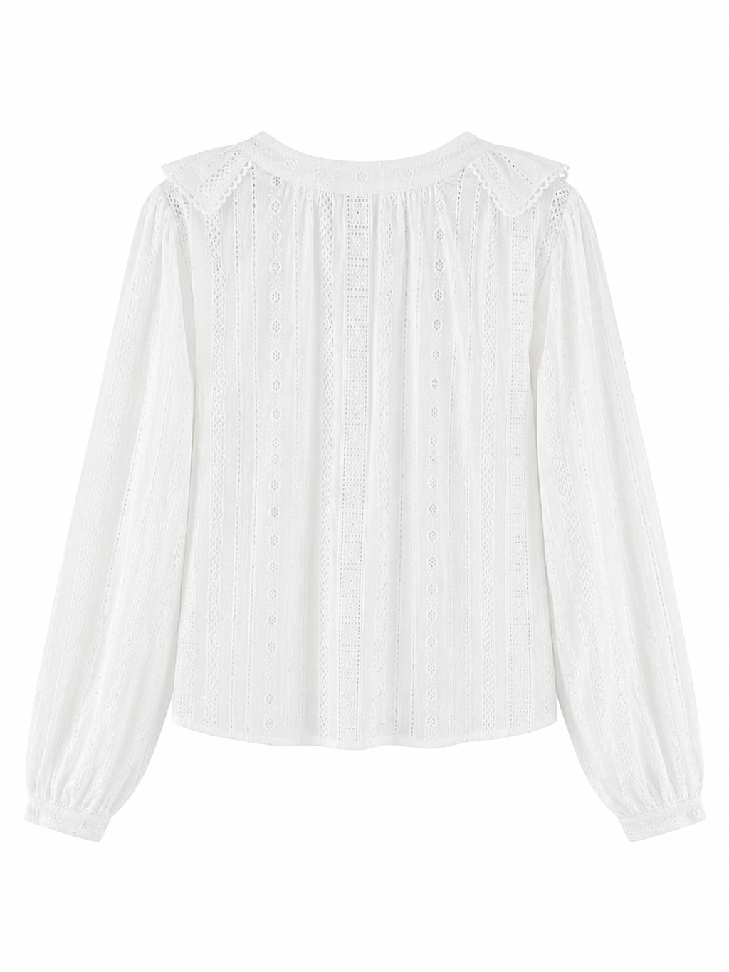Evie camicia sangallo