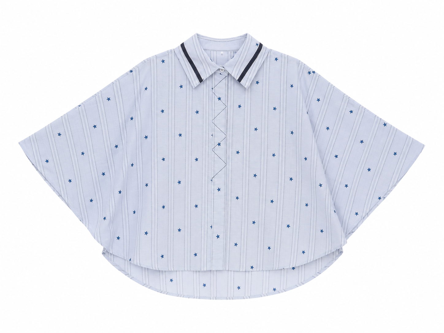 camicia a pipistrello stelle