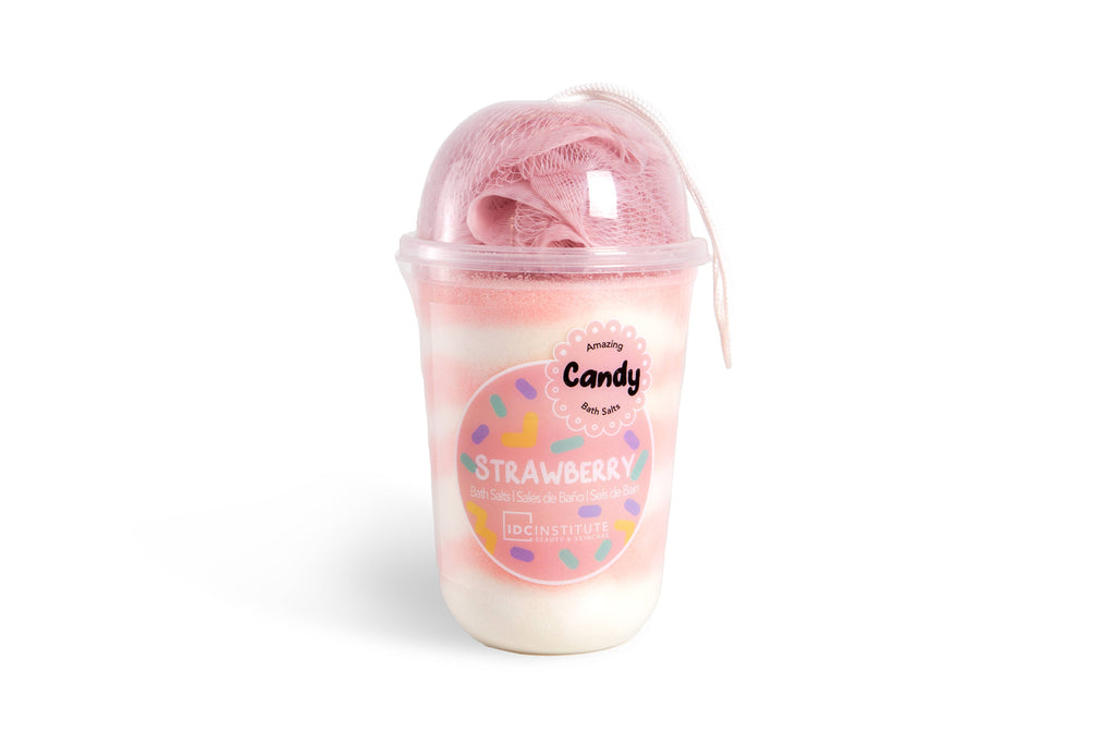 Idc Institute Candy Pack 570 g Sali da bagno con spugna