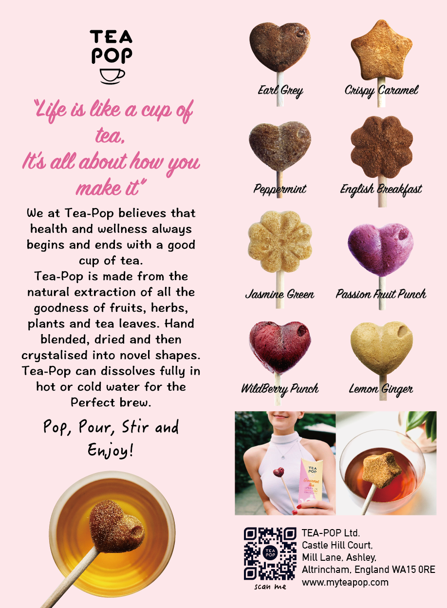 Lemon Ginger Green TEA su bastoncino! (vassoio per bastoncin