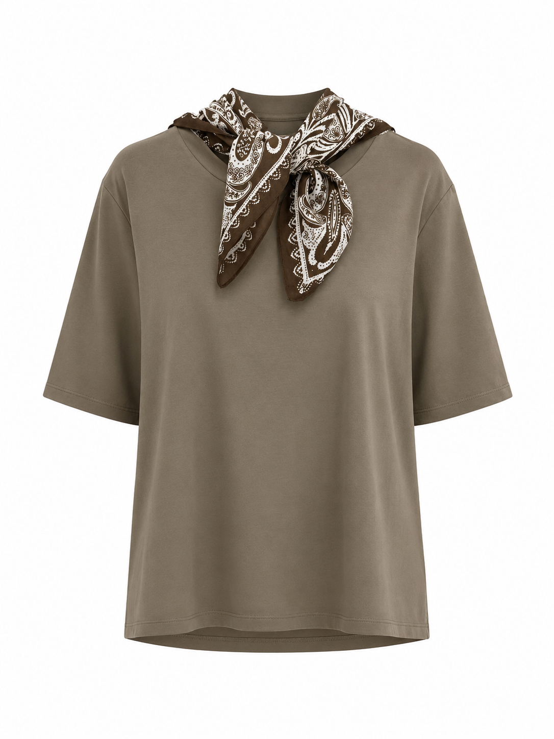 T-shirt foulard fango
