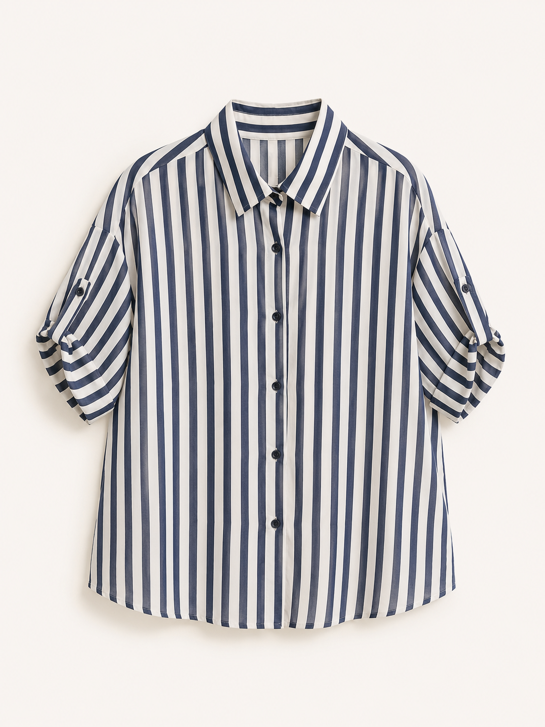 Camicia righe blu