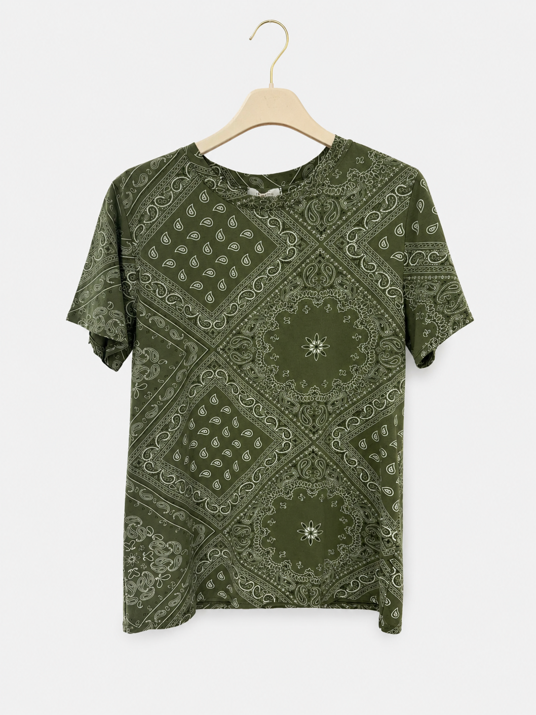 T-shirt bandana verde
