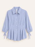Camicia corsetto righe