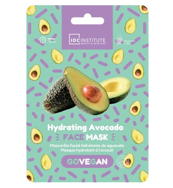 Maschera viso vegana all’olio di avocado IDC Institute, nuovo design