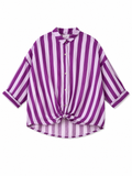 Camicia Righe Viola