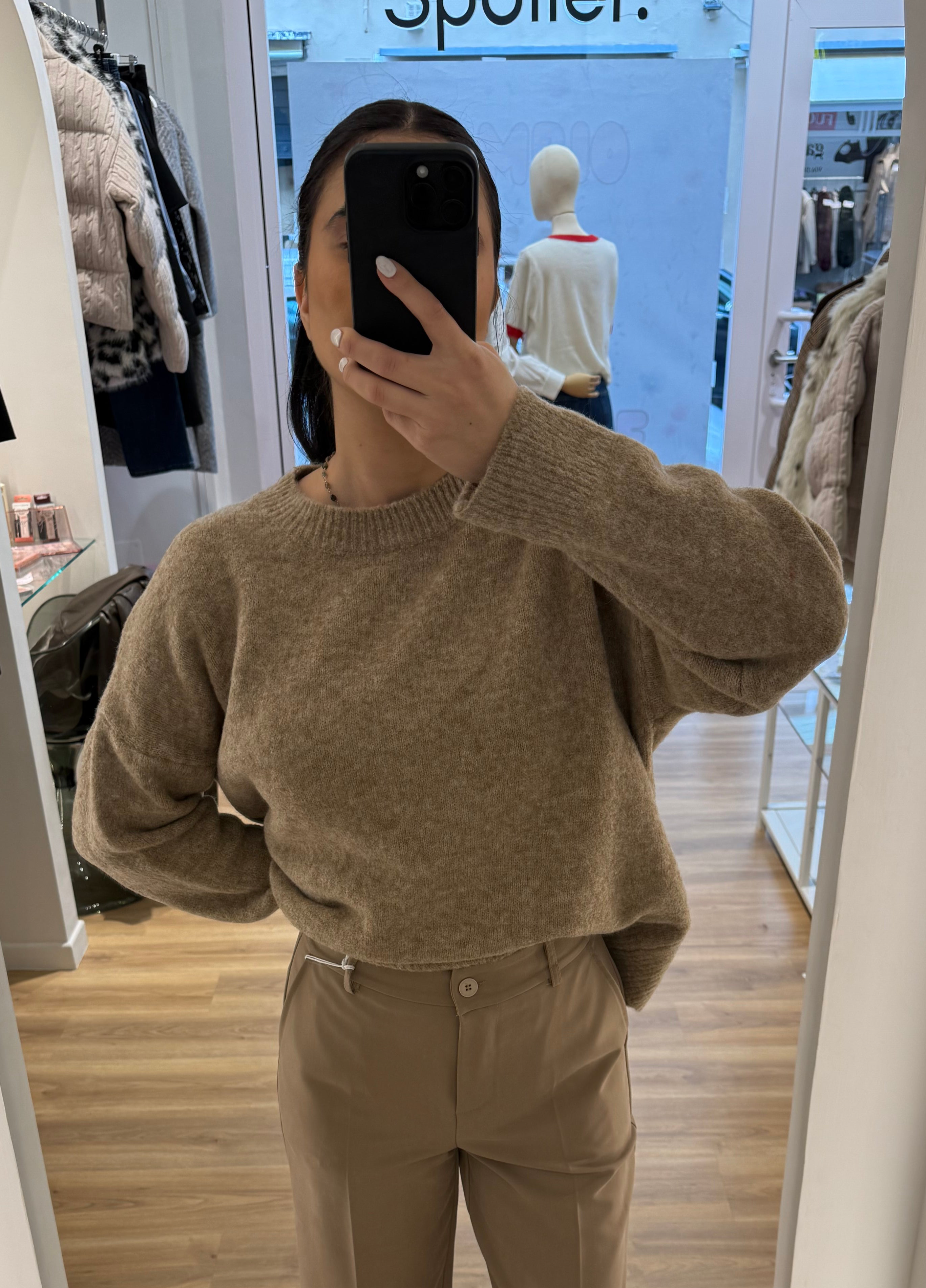 Maglione Classic Beige