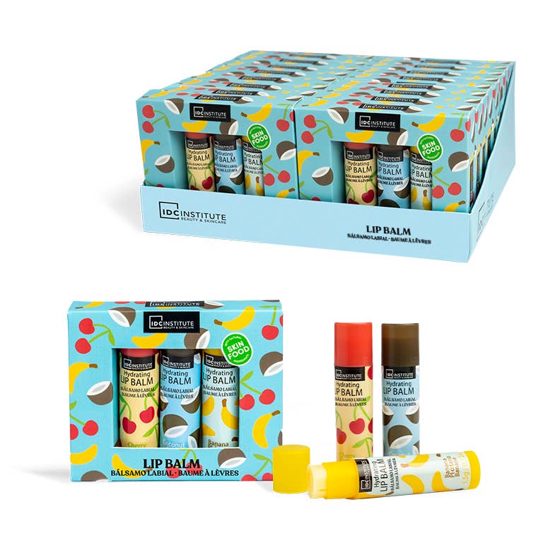 Trio di balsami per labbra Skin Food IDC Institute