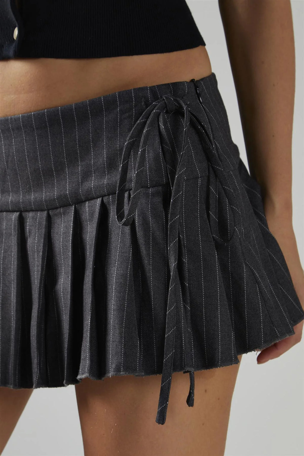 Pleated Mini Skirt