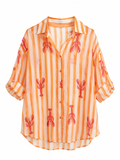 T-shirt aragosta arancione