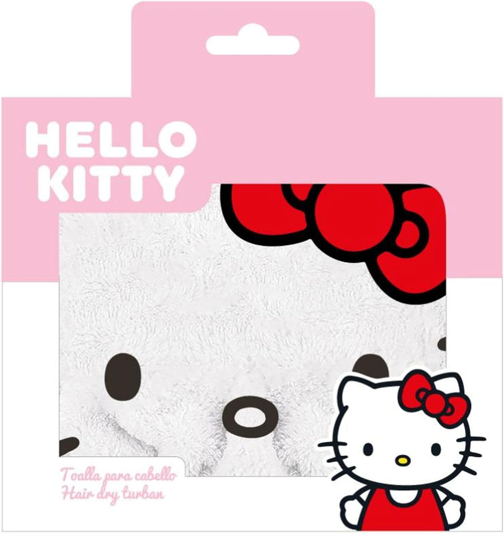 asciugamano capelli hello kitty
