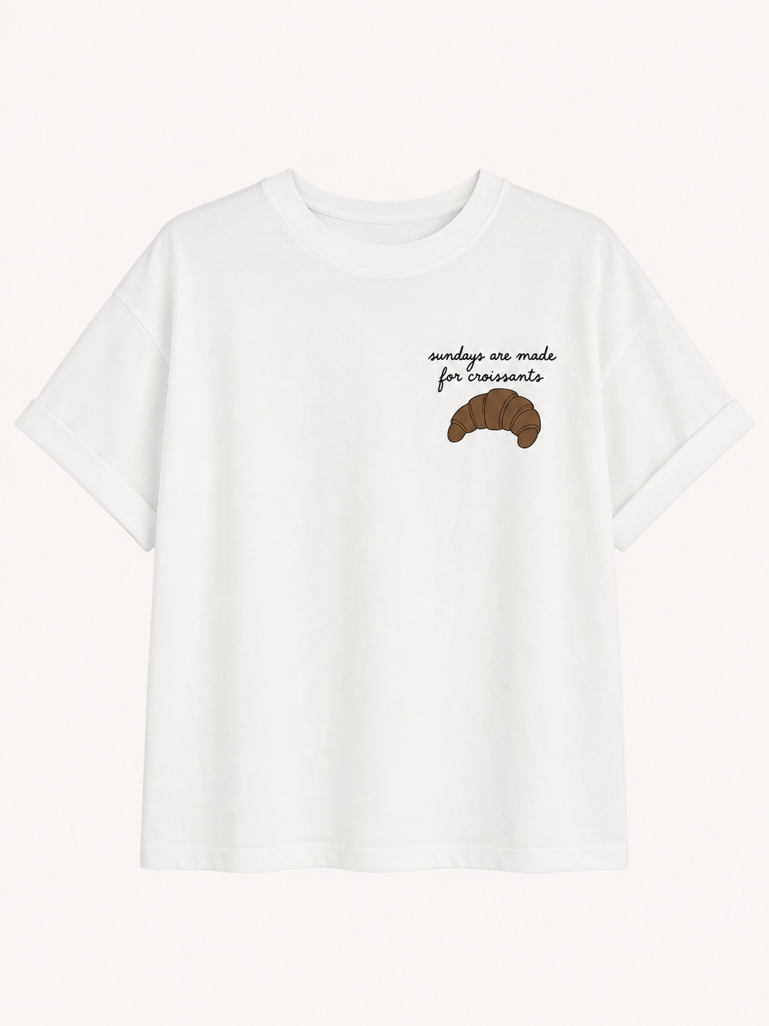 T-shirt croissant