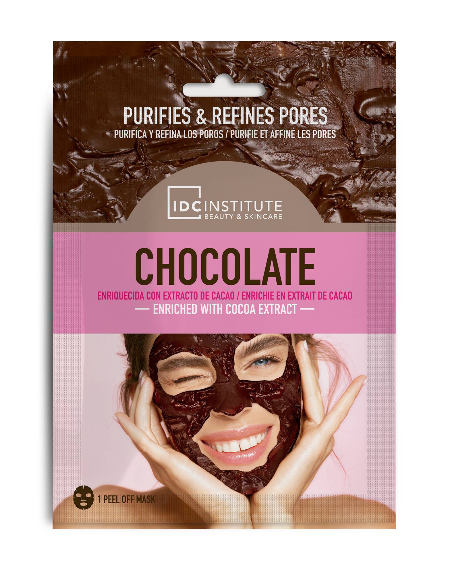 Idc Face Mask Chocolate purifica e affina i pori