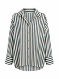 camicia righe verde