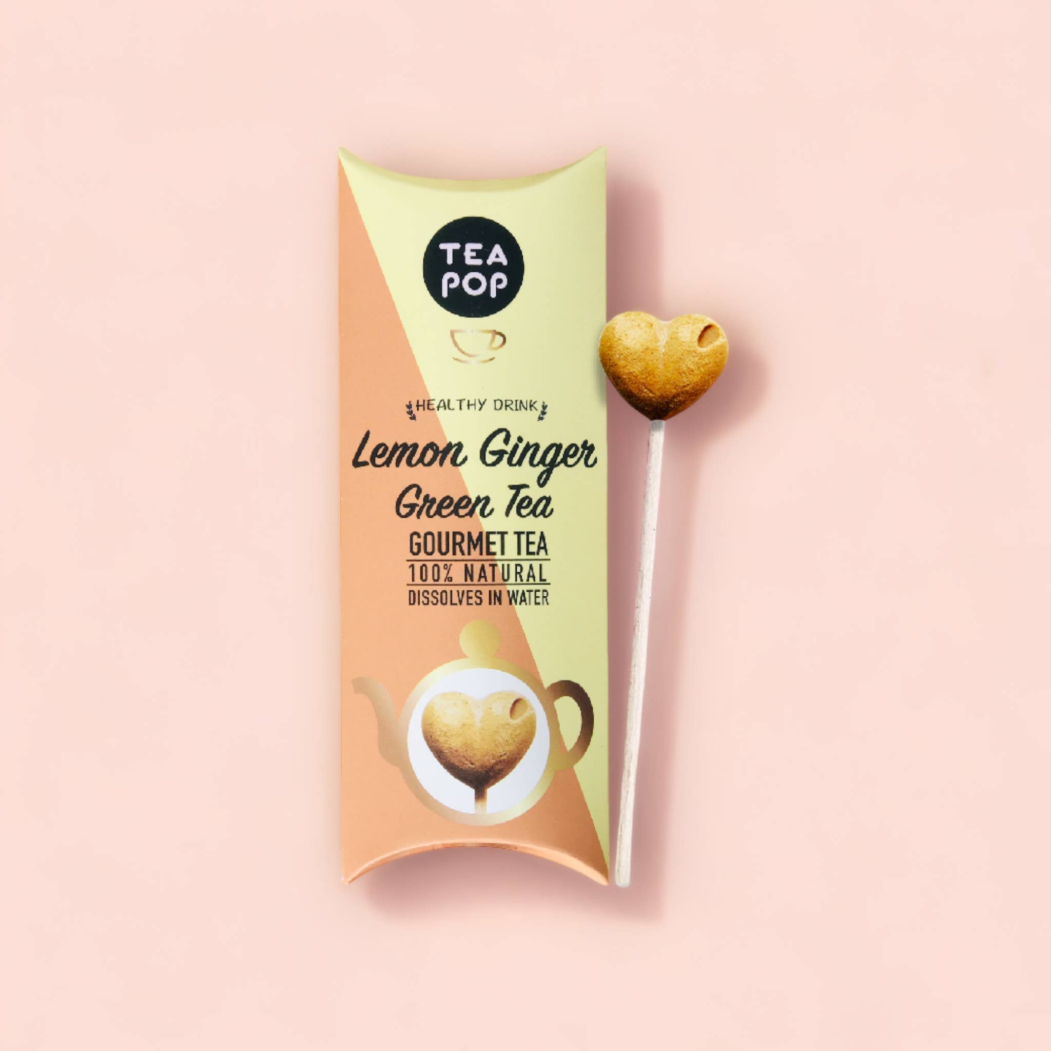 Lemon Ginger Green TEA su bastoncino! (vassoio per bastoncin