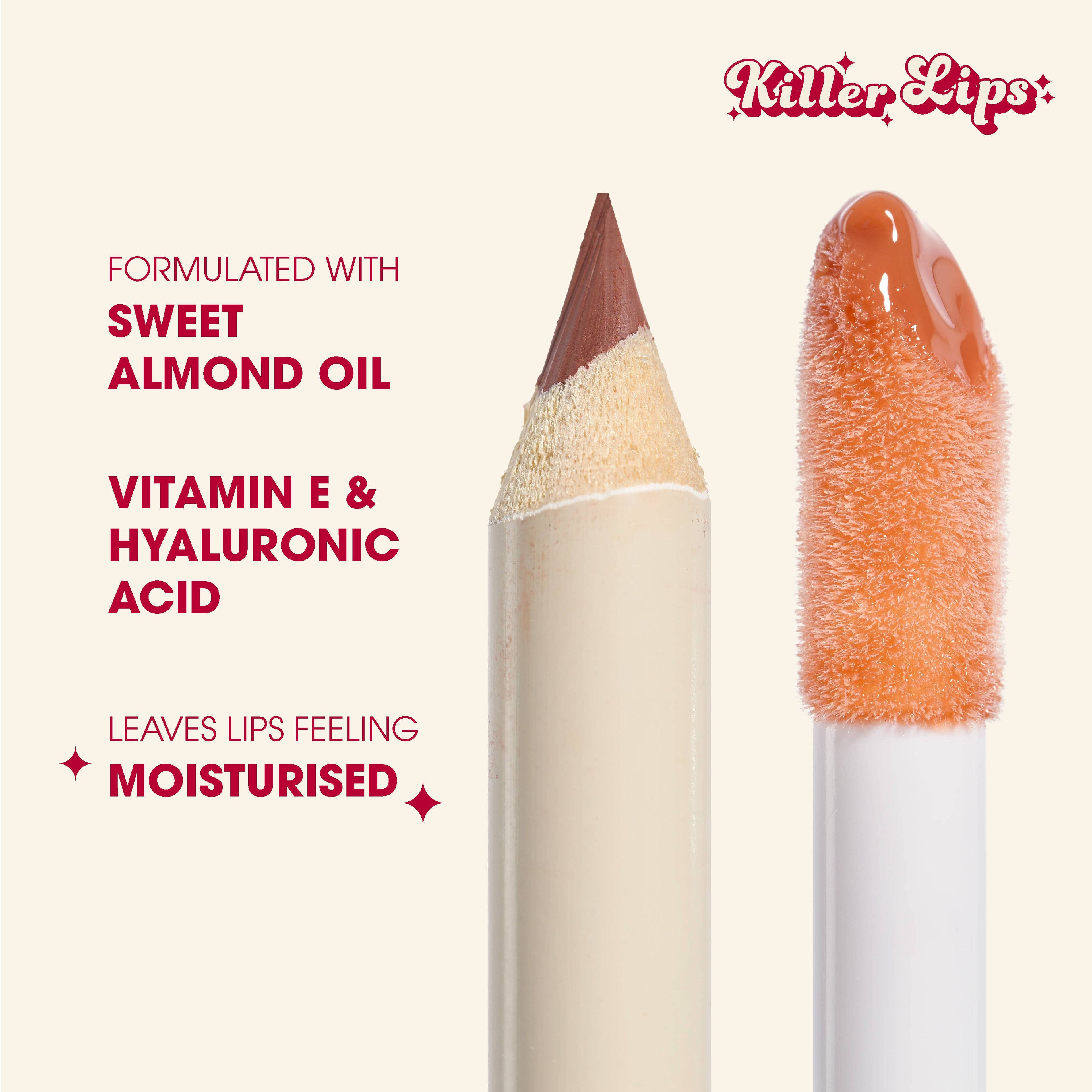 Killer Lips Pucker Up Lip Kit - Zucchero di Canna