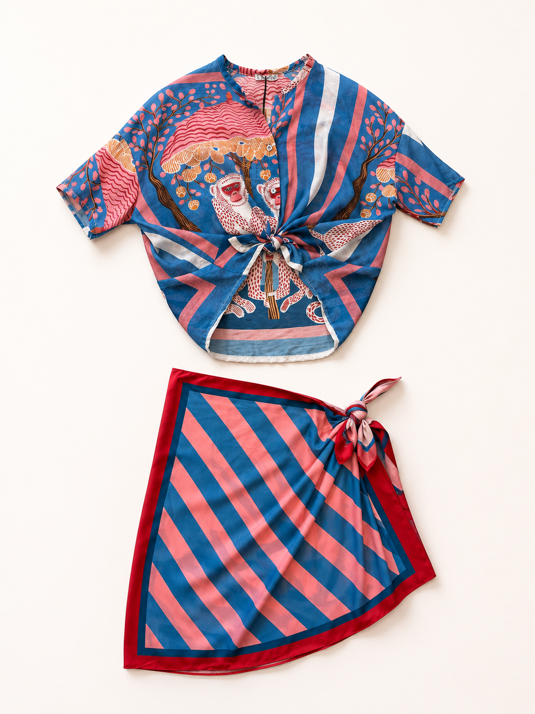 Set camicia + pareo monkey