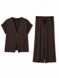 Set pantalone + blazer moro