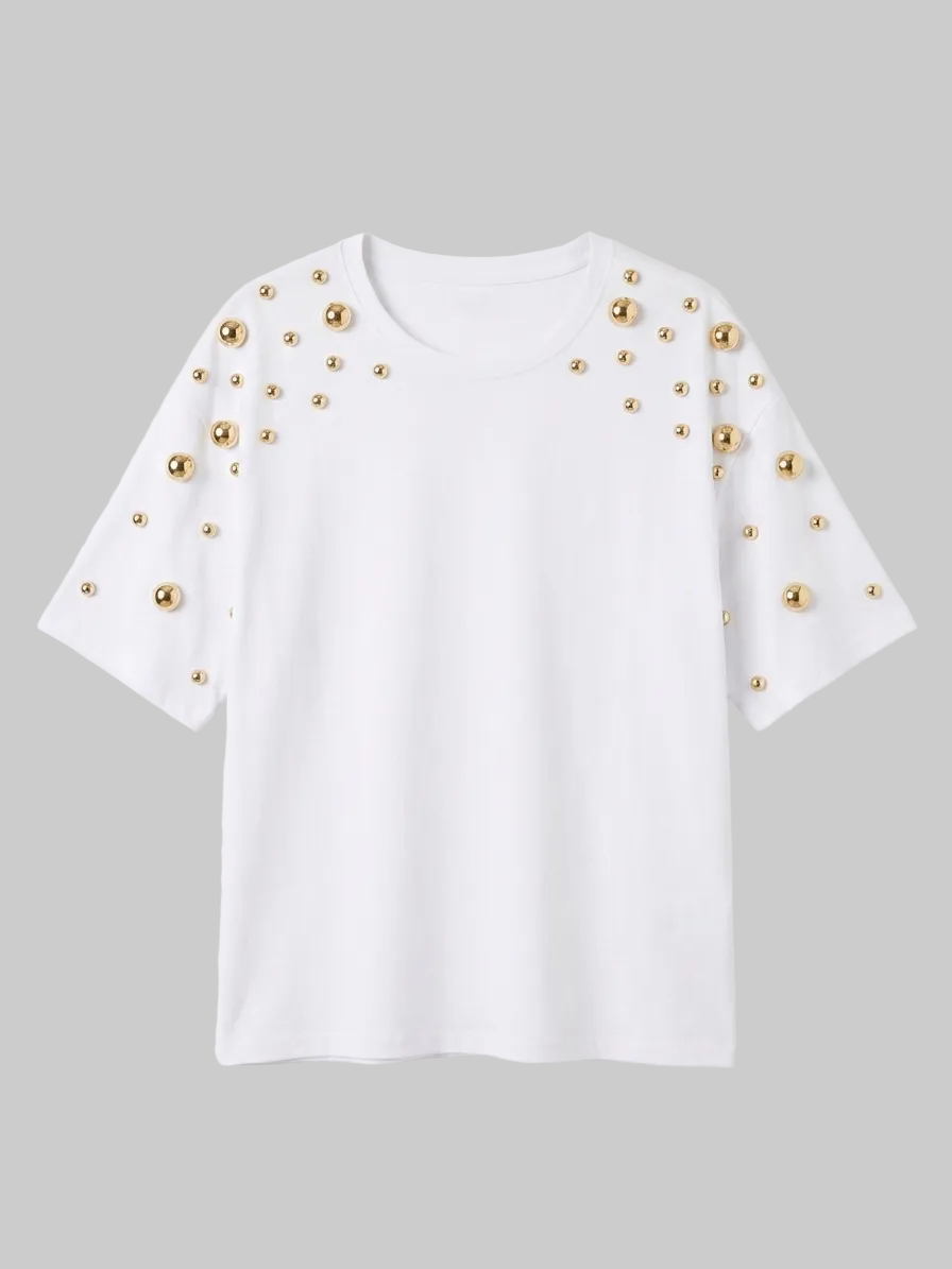 T-shirt borchie