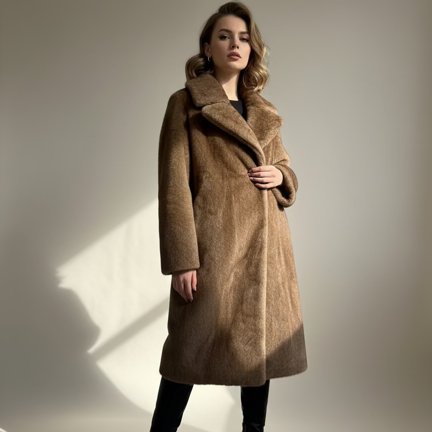 Cappotto oversize Pastel