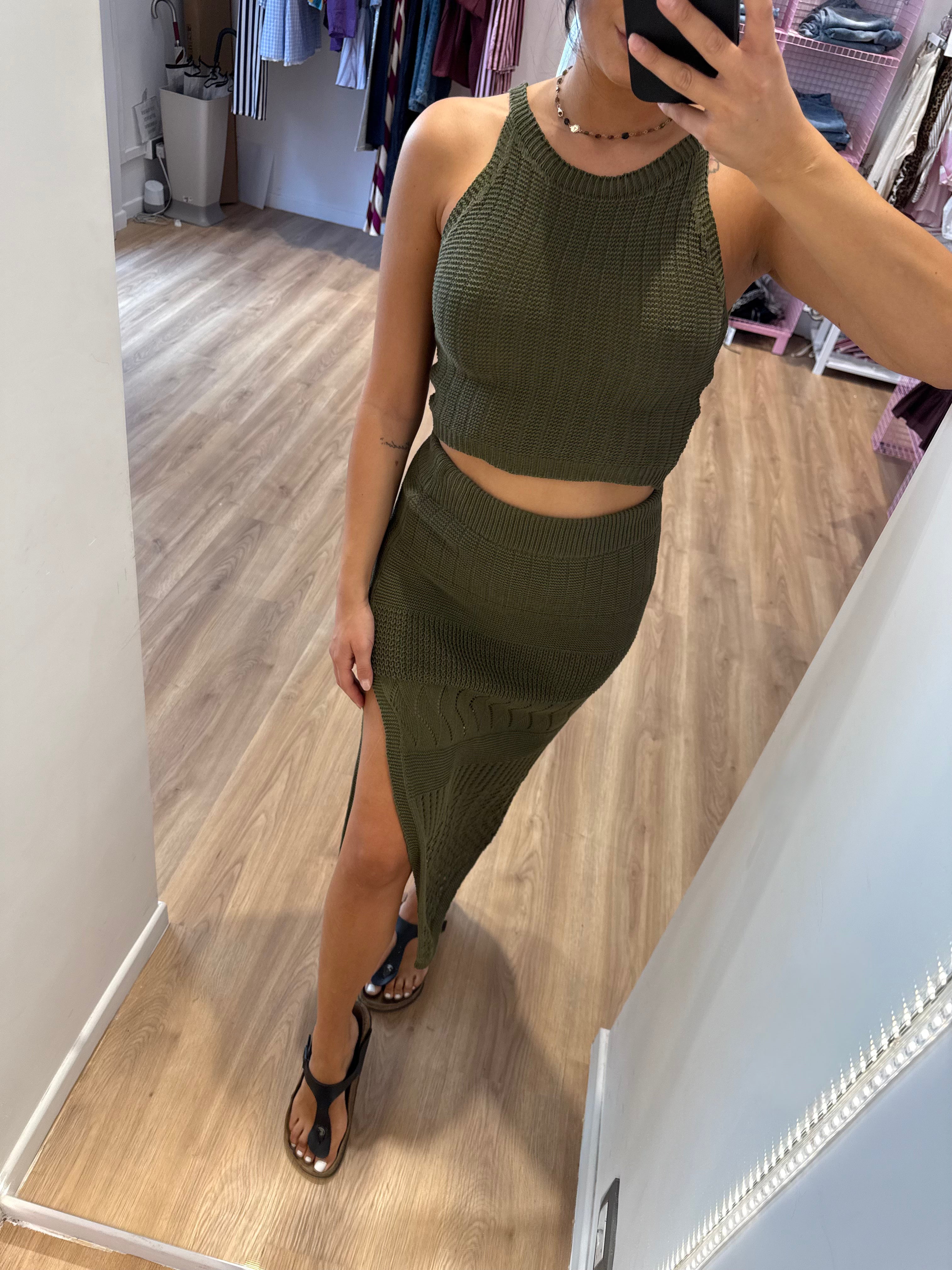 Set Verde - Top + Gonna