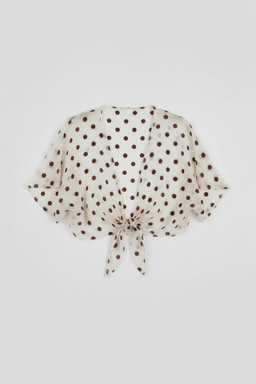 cardigan nodo a pois
