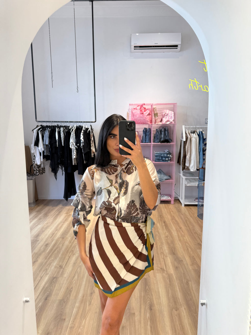 Set camicia + pareo safari