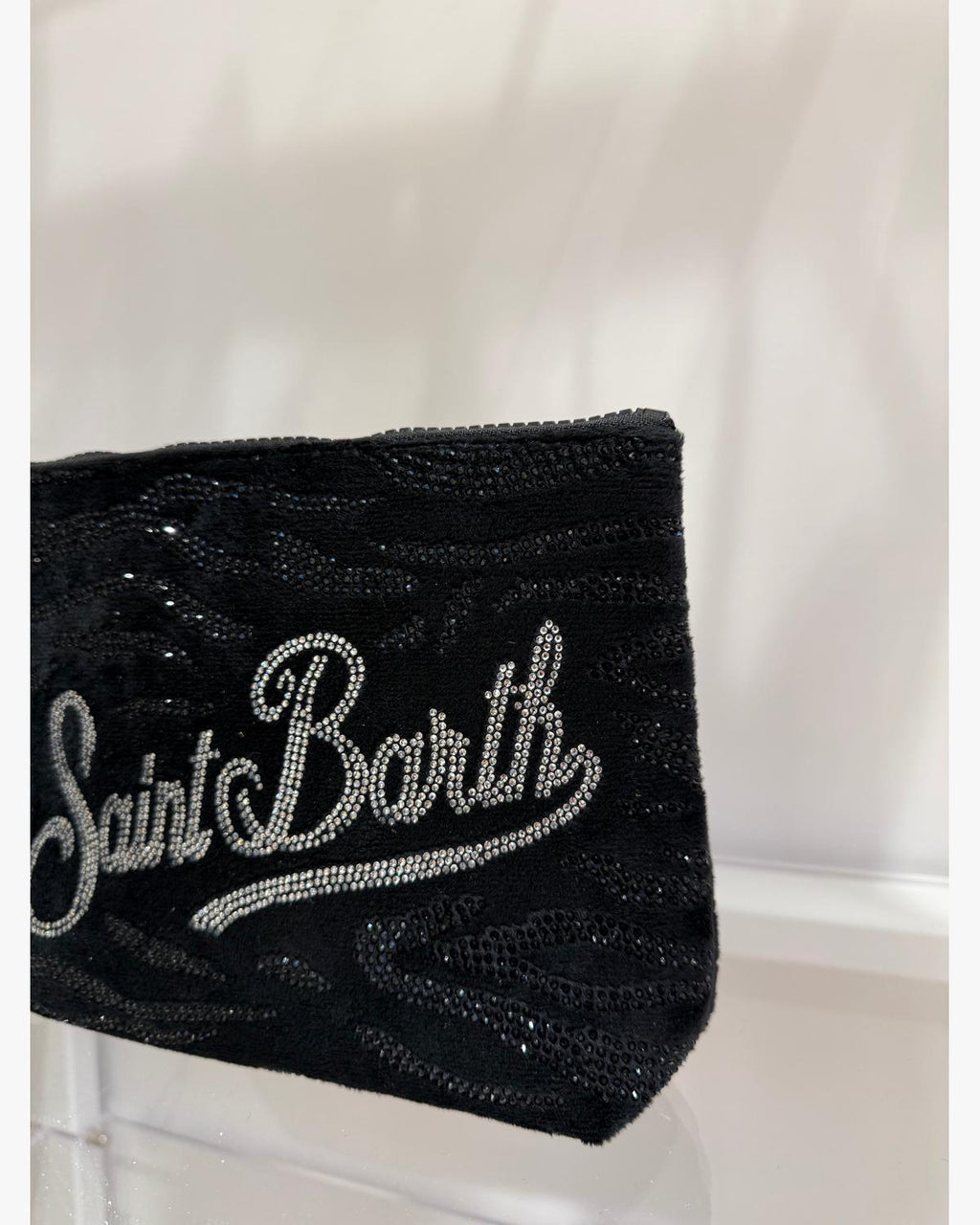 ALINE STRASS - Pochette effetto zebra