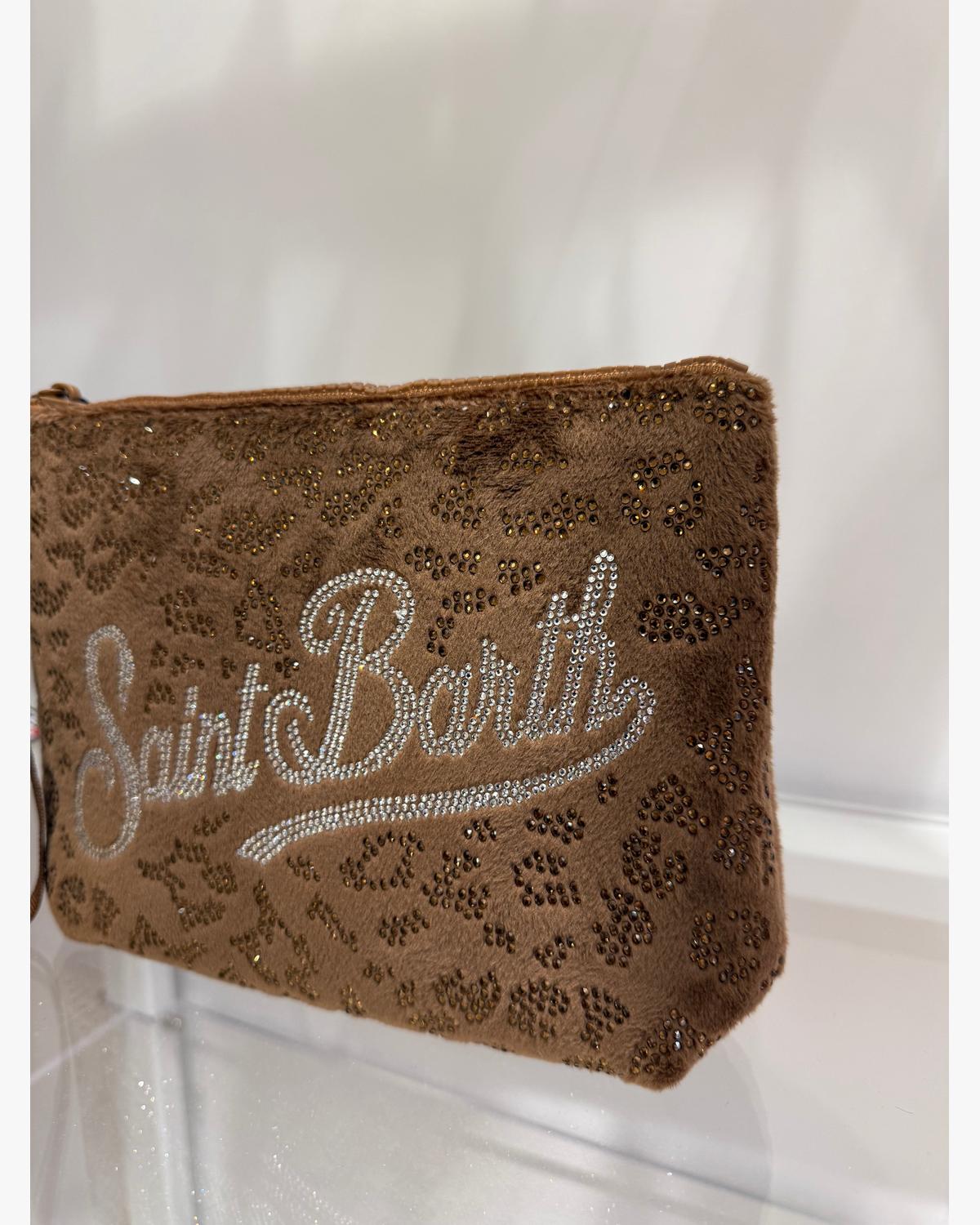 ALINE STRASS - Pochette effetto leo