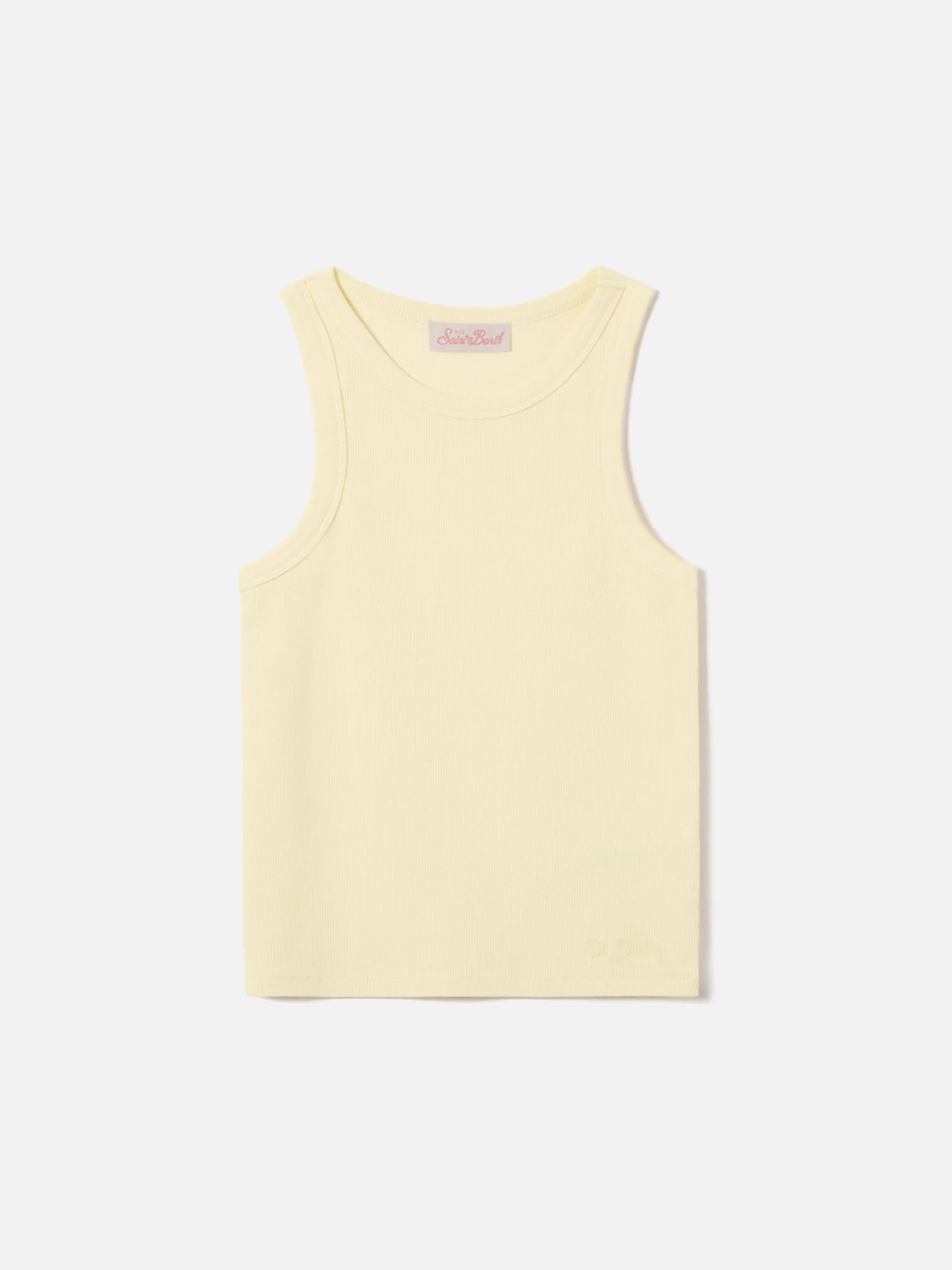 Tank Top giallo pastello