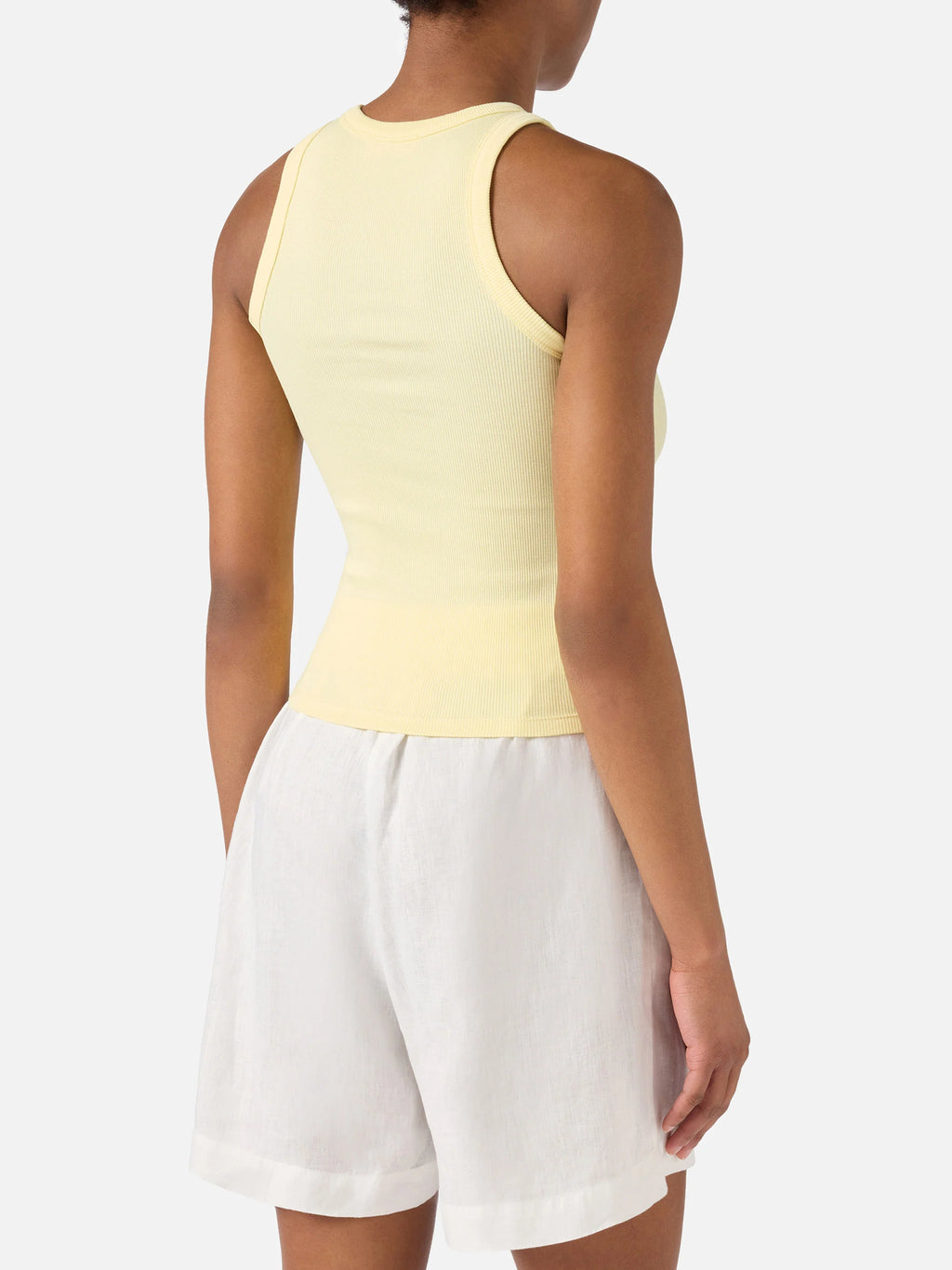 Tank Top giallo pastello