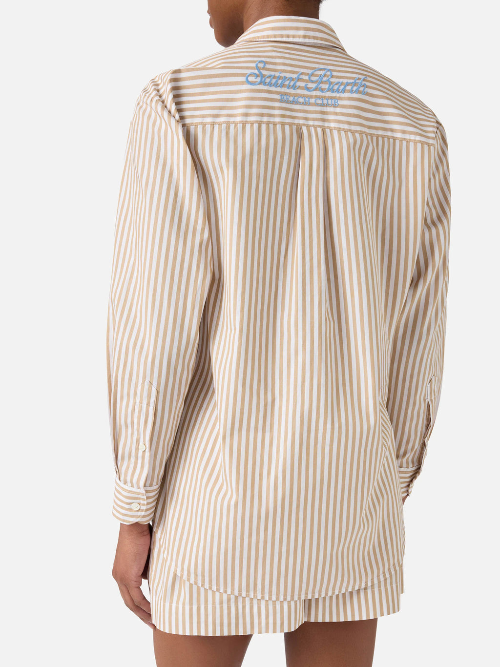 BRIGITTE  - COTTON SB BEACH STRIPES V 11 EMB