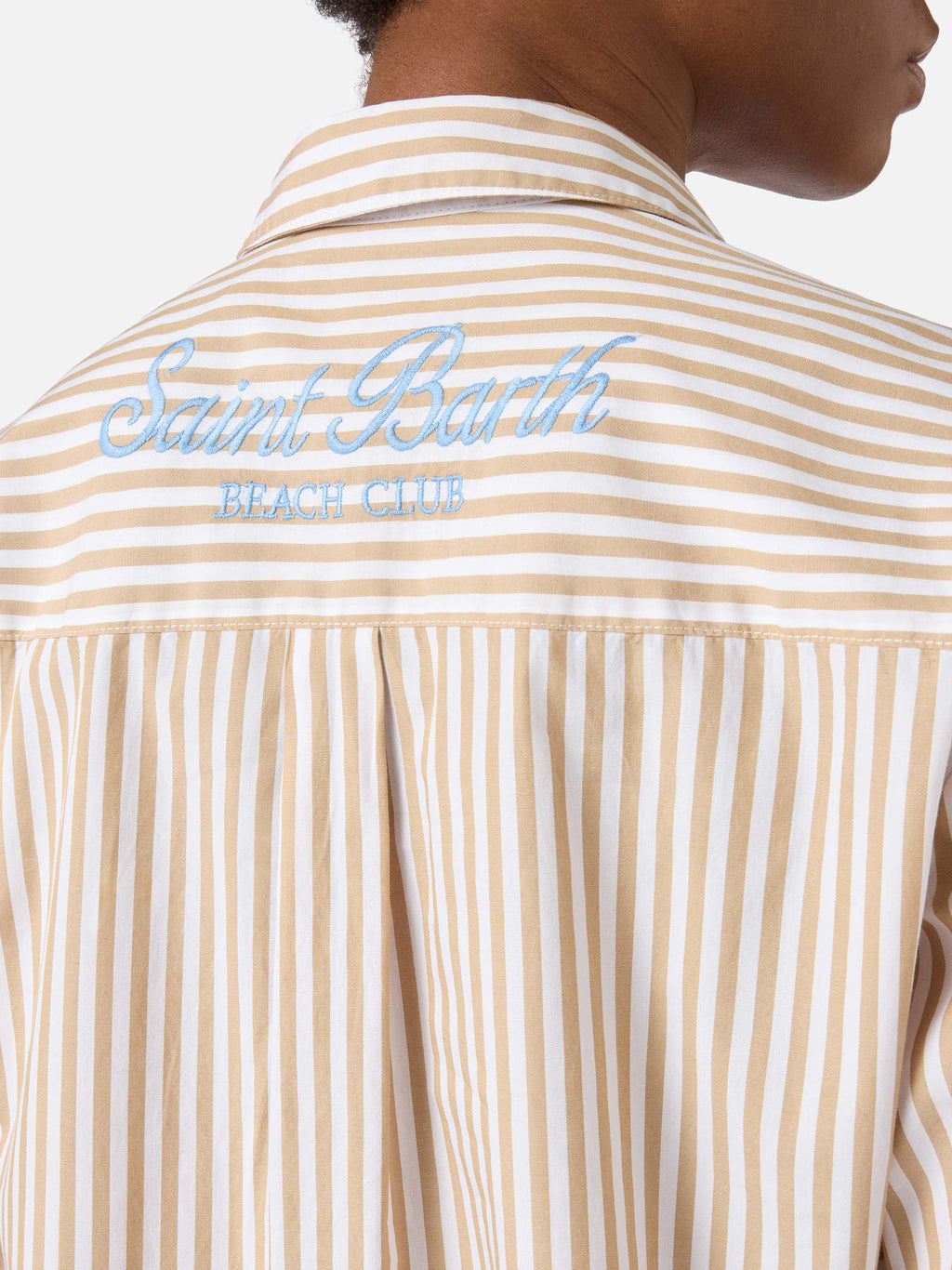 BRIGITTE  - COTTON SB BEACH STRIPES V 11 EMB