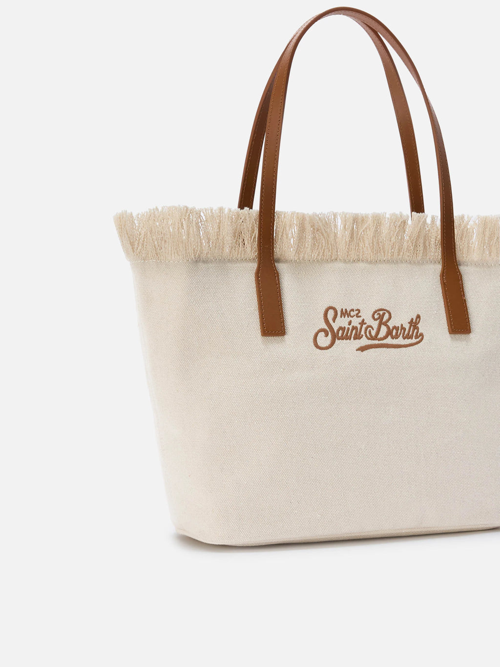CITY BAG MID FRINGE  - CANVAS 1018 EMB