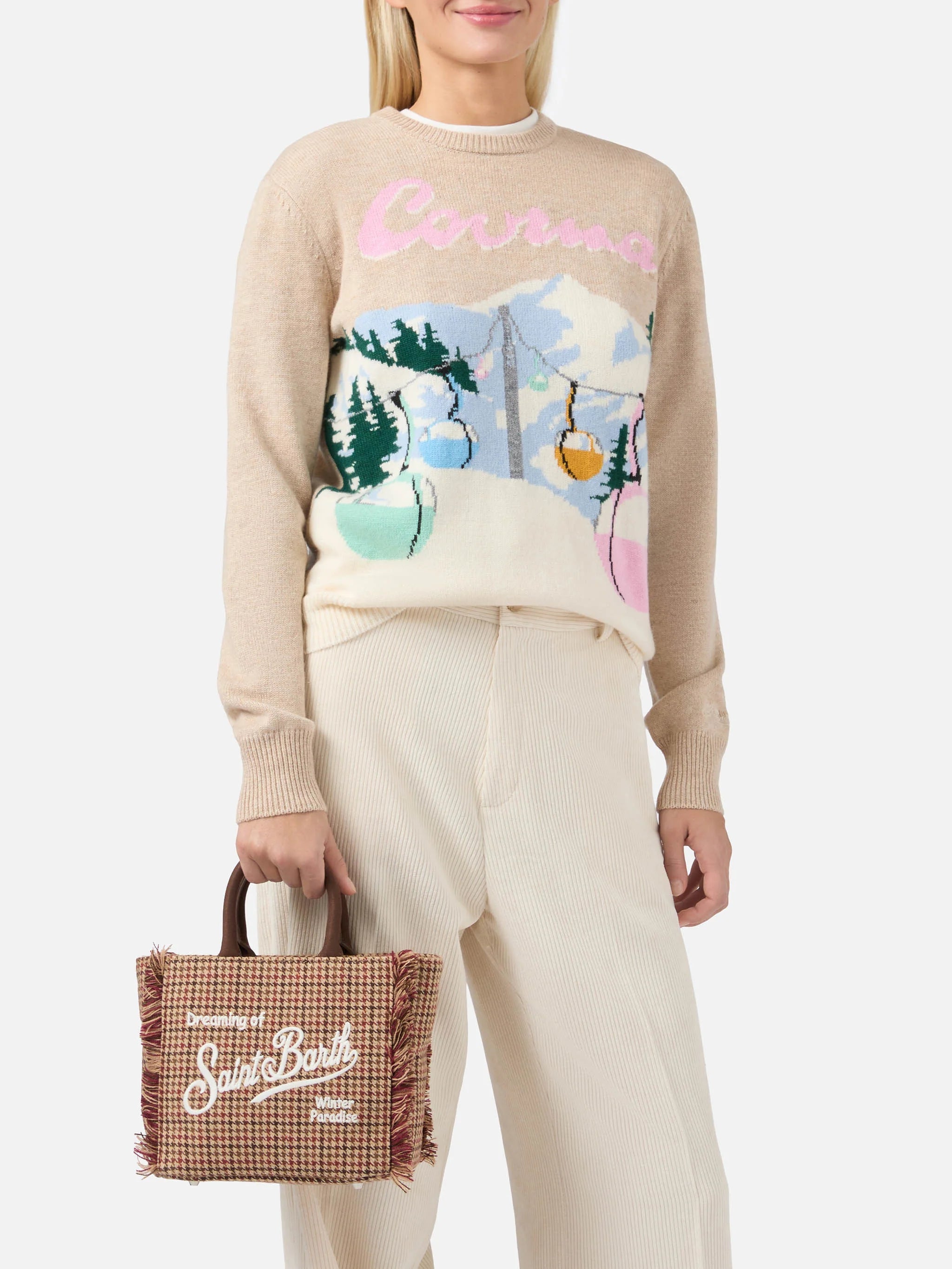 VANITY MINI WOOL - Borsa