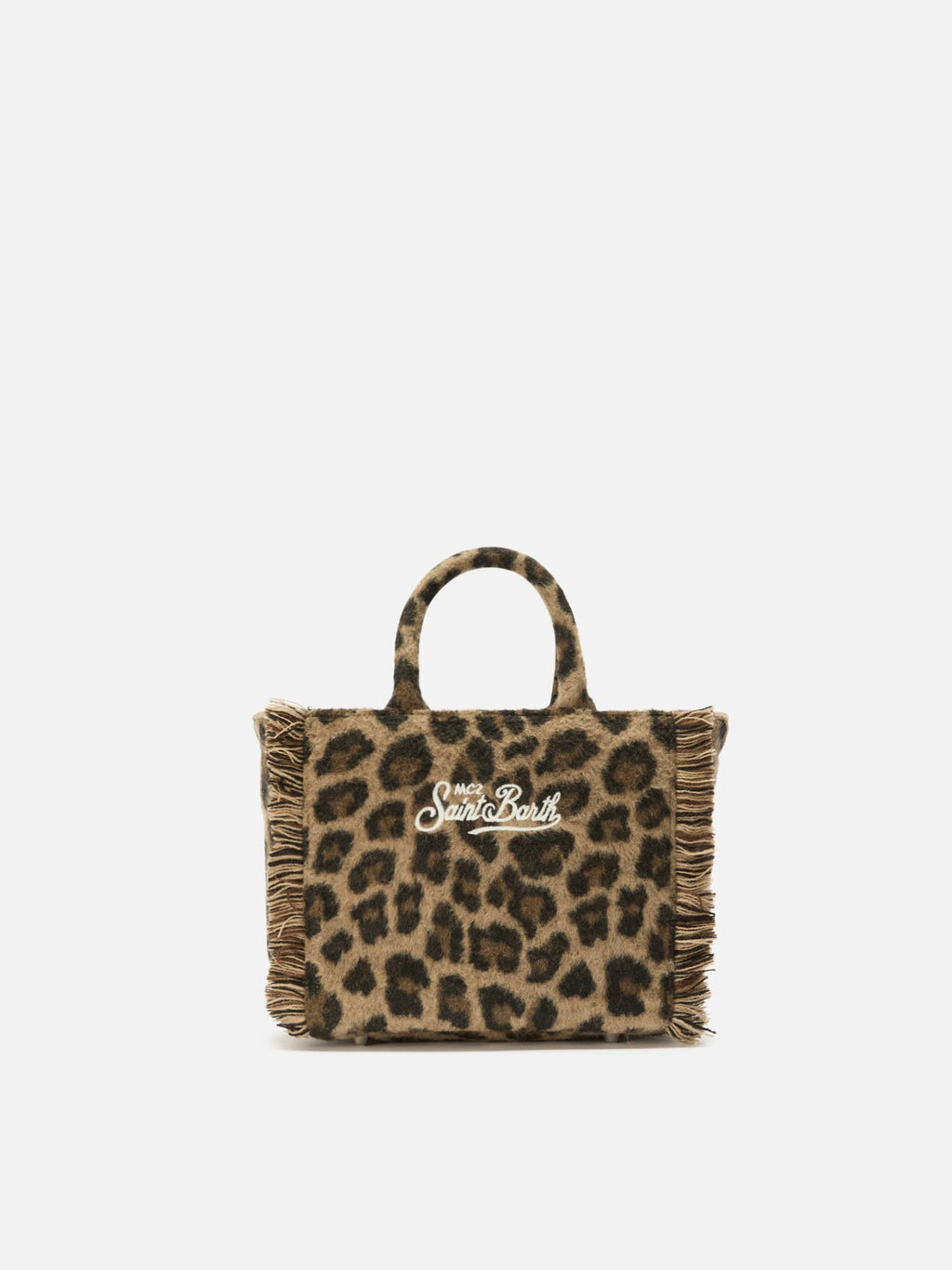VANITY MINI FELT - Borsa leopardata