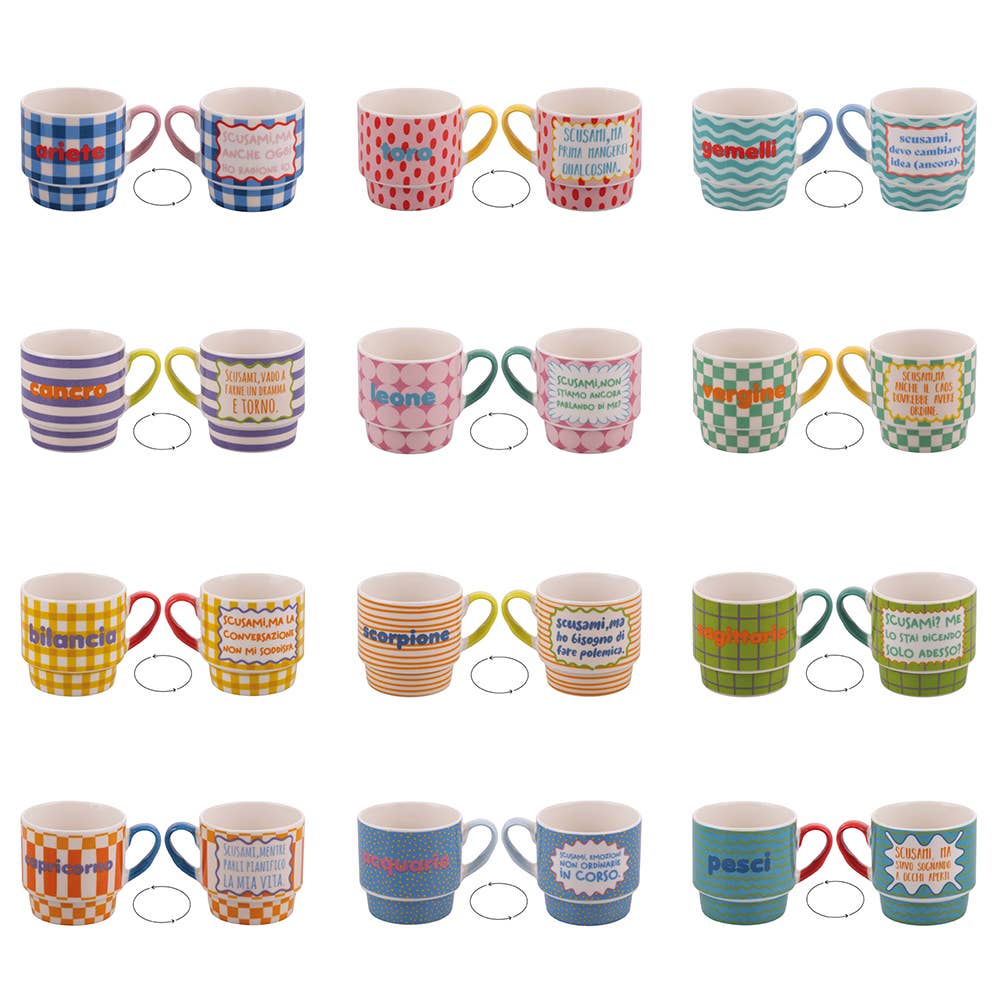 tazza segno zodiacale