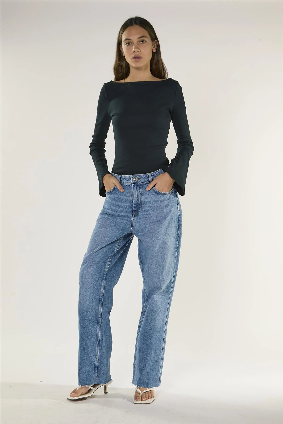 Jeans mid blue Glamorous